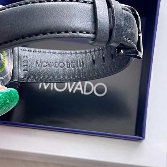 Movado Bold Black Dial Ladies Watch - Brand New - Picture 3 of 4